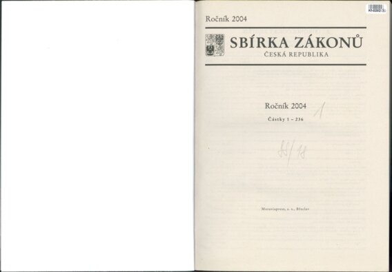 Sbírka zákonů Česká republika