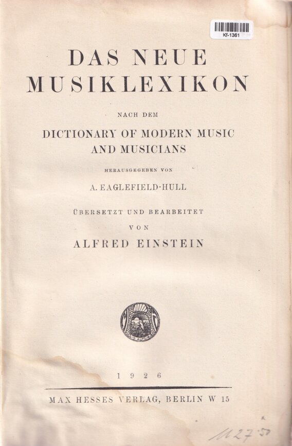 Das Neue Musiklexikon