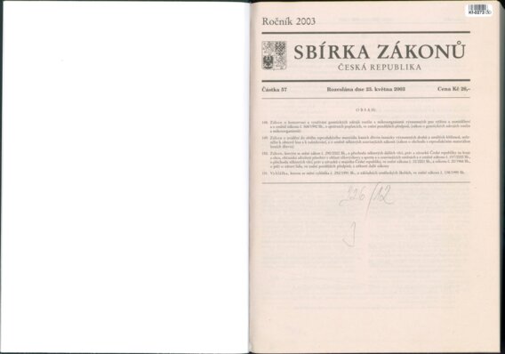 Sbírka zákonů Česká republika