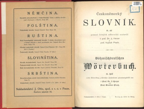 Českoněmecký slovník II.