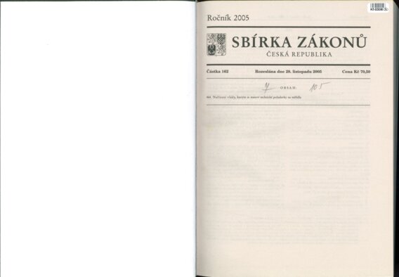 Sbírka zákonů Česká republika