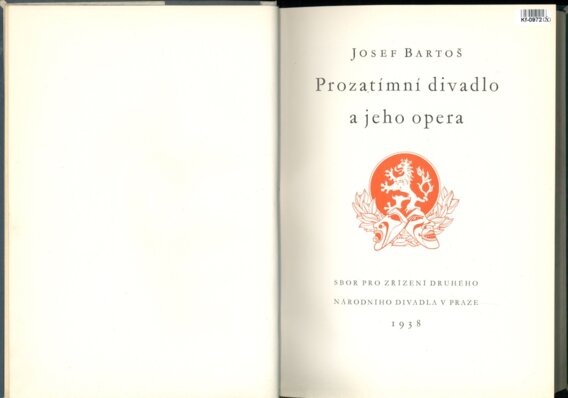 Prozatímní divadlo a jeho opera