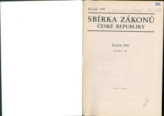 Sbírka zákonů České republiky