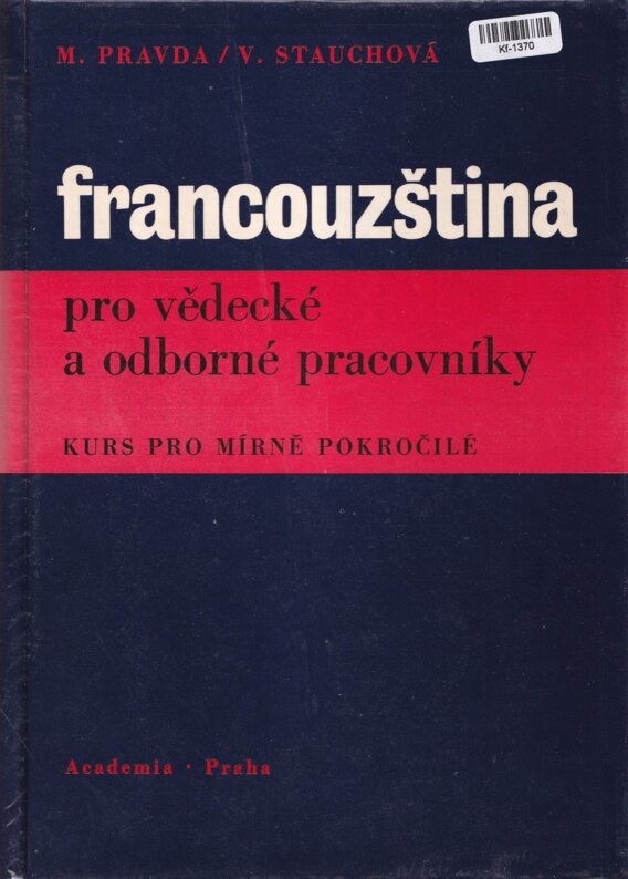 Francouzština pro vědecké a odborné pracovníky