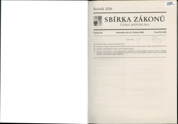 Sbírka zákonů Česká republika