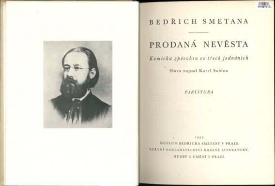 Prodaná nevěsta - komická zpěvohra ve třech jednáních