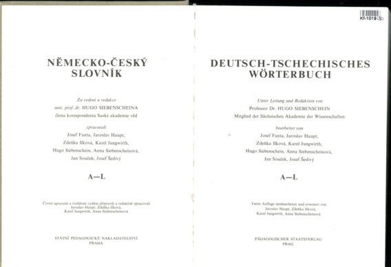 Německo - Český slovník A - L