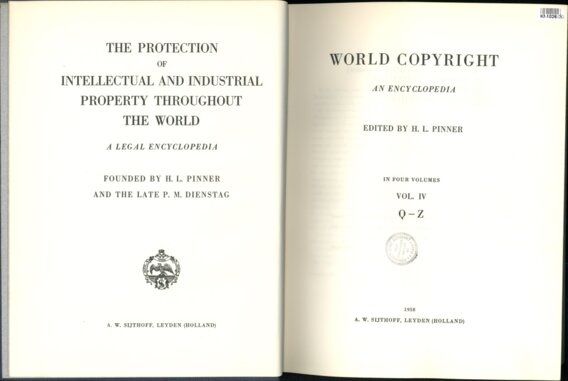 The protection of intellectual and industrial property throughout the world