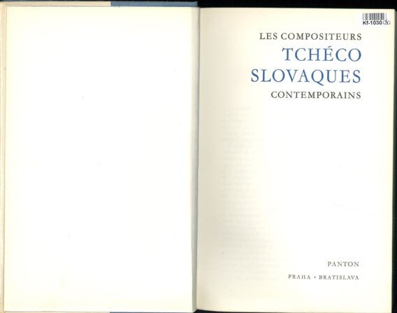 Les Tchéco Slovaques contemporains