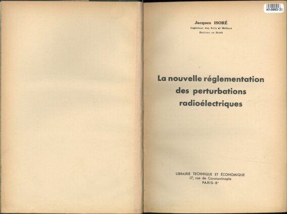 La nouvelle réglementation des perturbations radioélectriques