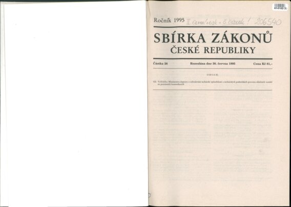 Sbírka zákonů České republiky