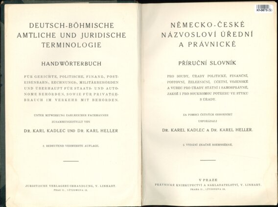 Německo - České názvosloví úřední a právnické