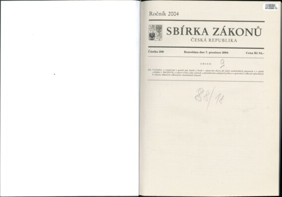 Sbírka zákonů Česká republika