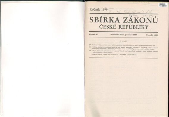 Sbírka zákonů České republiky V.