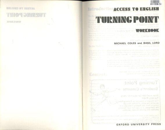 Access to english - Turning point workbook