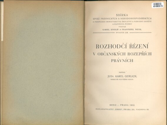 Rozhodčí řízení v občanských rozepřích právních