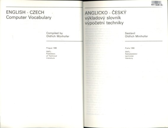 Anglicko - Český výkladový slovník výpočetní techniky