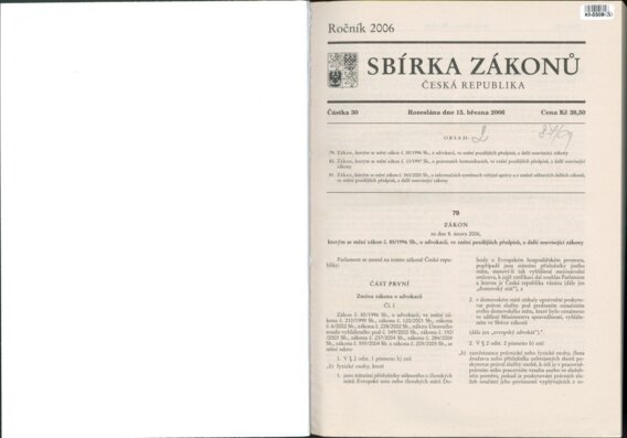 Sbírka zákonů Česká republika