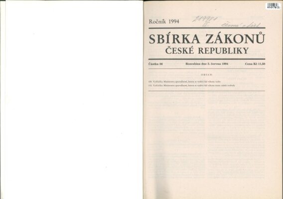 Sbírka zákonů České republiky