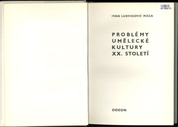 Problémy umělecké kultury XX. století