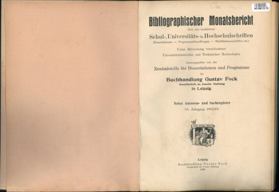 Schul - Universitäts - u. Hochschulschriften