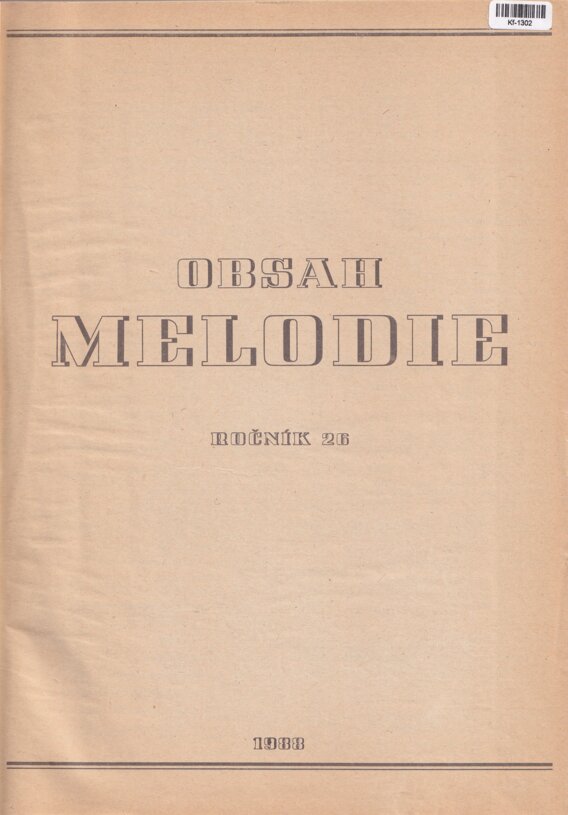 Melodie 1988
