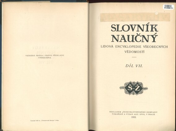 Masarykův slovník naučný VII.