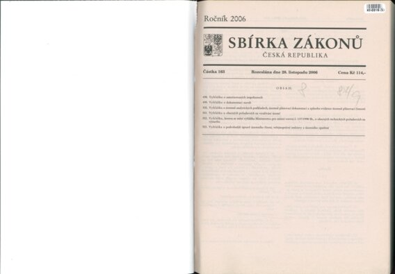 Sbírka zákonů Česká republika