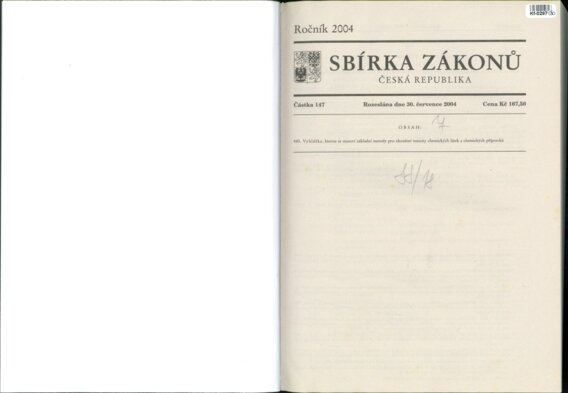 Sbírka zákonů Česká republika