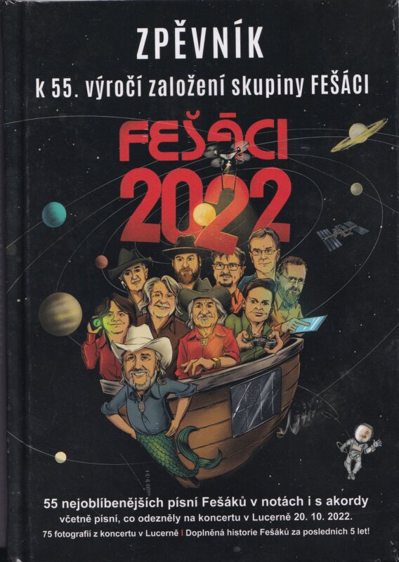 Zpěvník k 55. výročí založení skupiny Fešáci 2022