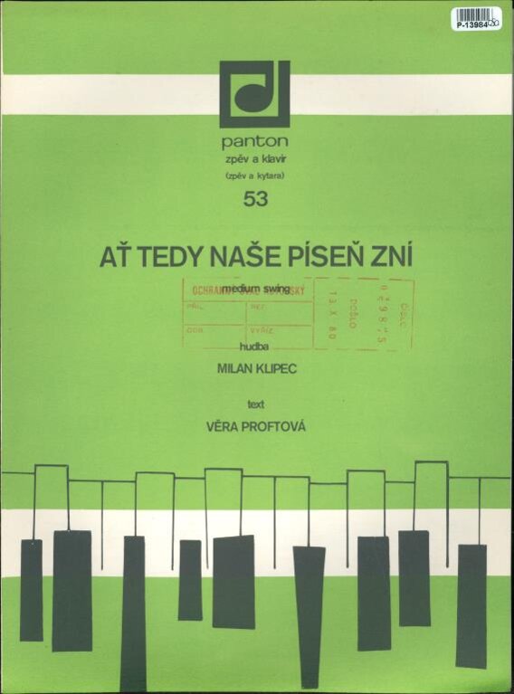Až tedy naše píseň zní