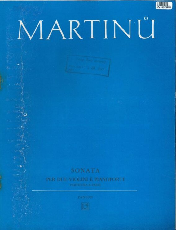 Sonata per due violini e pianoforte