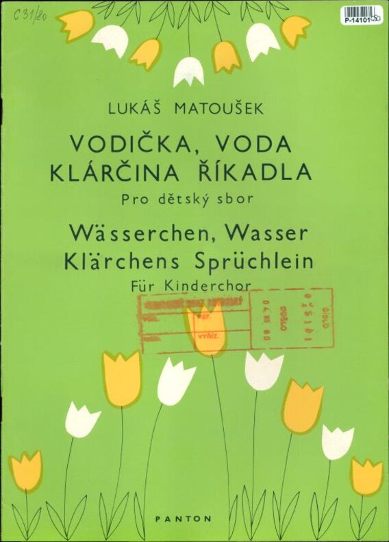 Vodička, voda, Klárčina říkadla