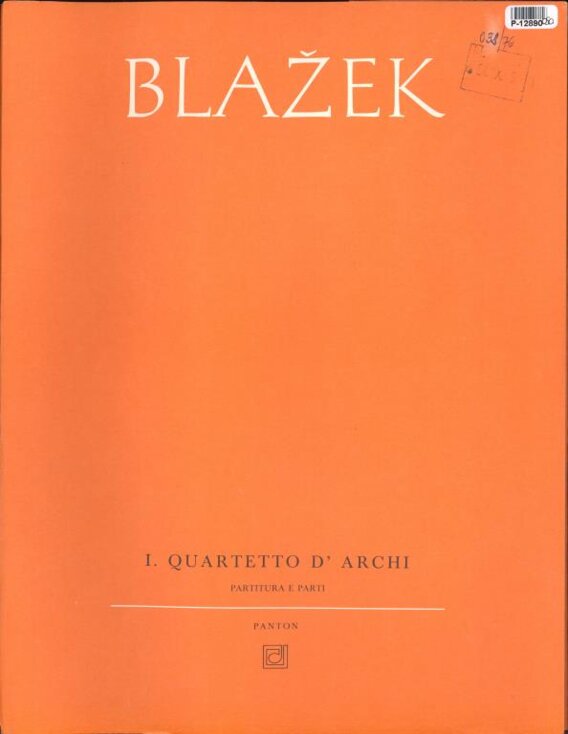 I. Quartetto d´archi