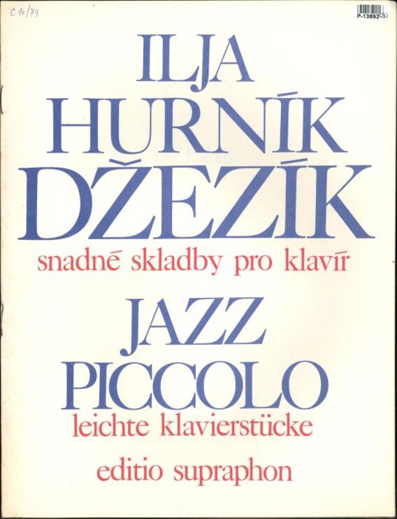 Džezík - snadné skladby pro klavír