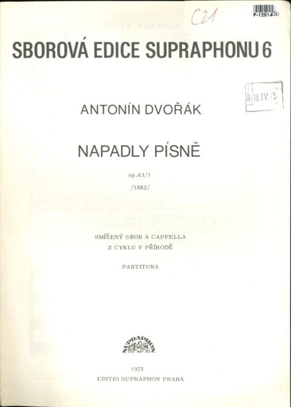 Sborová edice Supraphonu 6 - Napadly písně