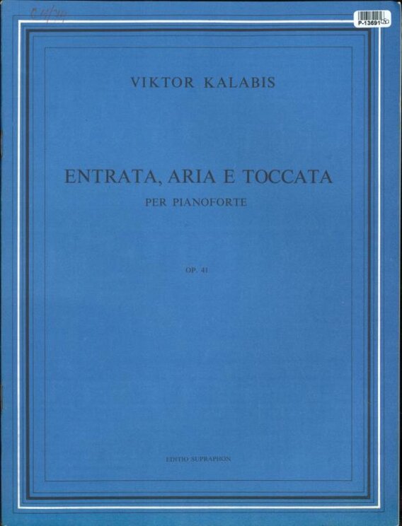 Entrata, aria e toccata