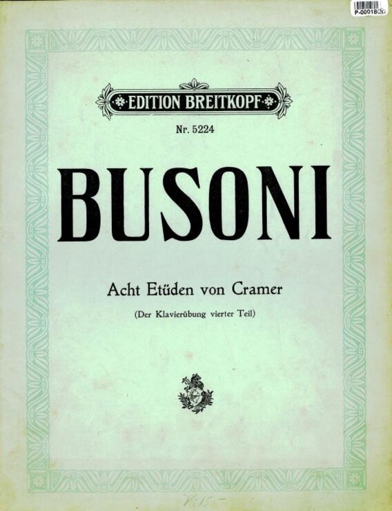 Acht Etüden von Cramer