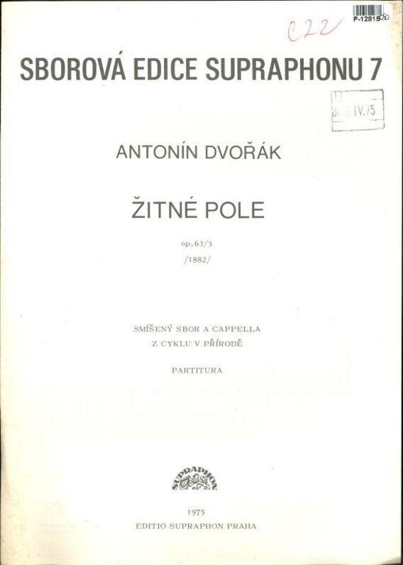 Sborová edice Supraphonu 7 - Žitná pole