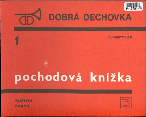 Dobrá dechovka 1 - Clarinetto ll B