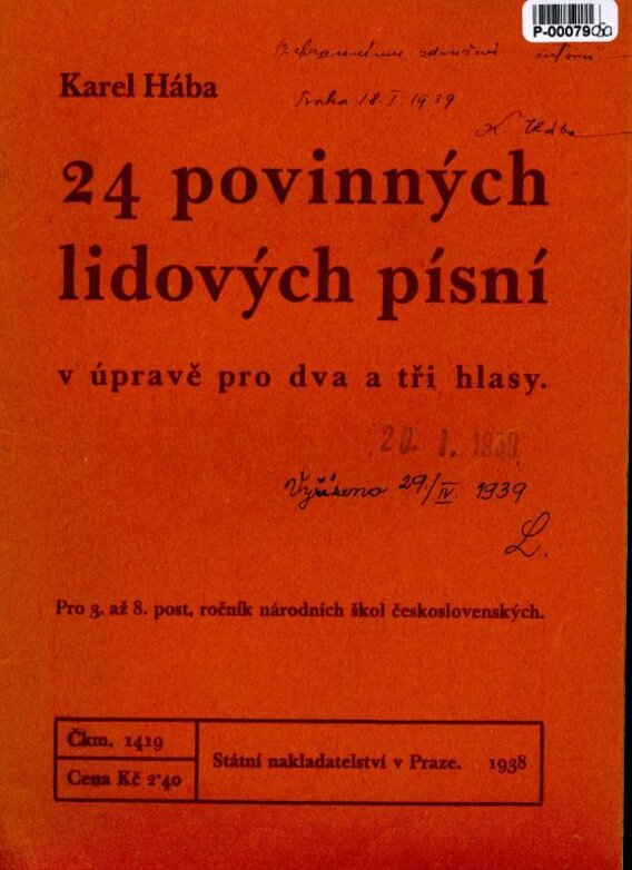 24 povinných lidových písní