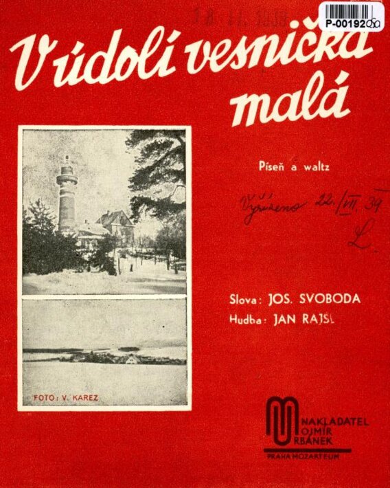 V údolí vesnička malá