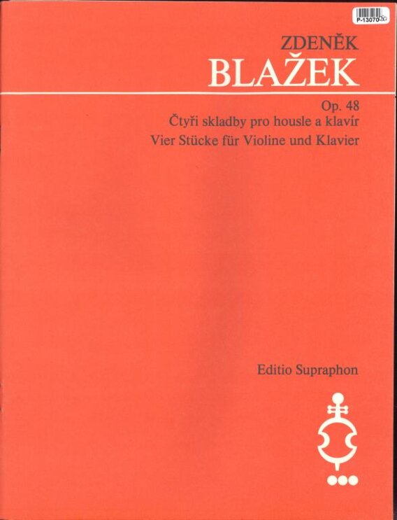 Čtyři skladby pro housle a klavír