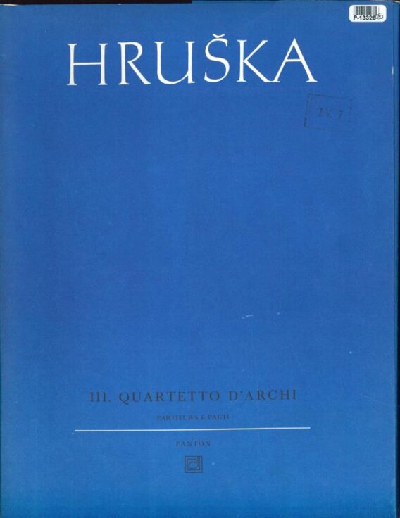 III. Quartetto d´archi