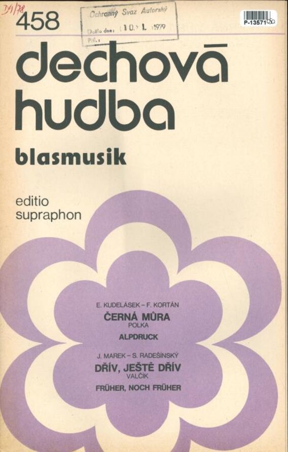 Dechová hudba blasmusik 458