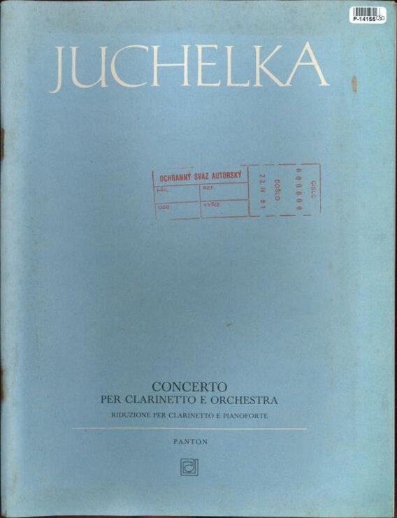 Concerto - per clarinetto e orchestra