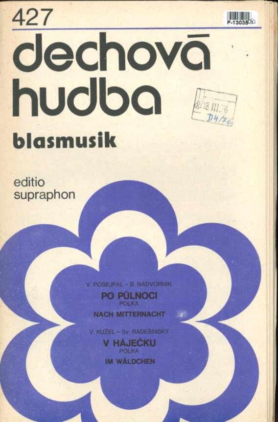 Dechová hudba blasmusik 427