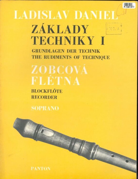 Základy techniky I - zobcová flétna