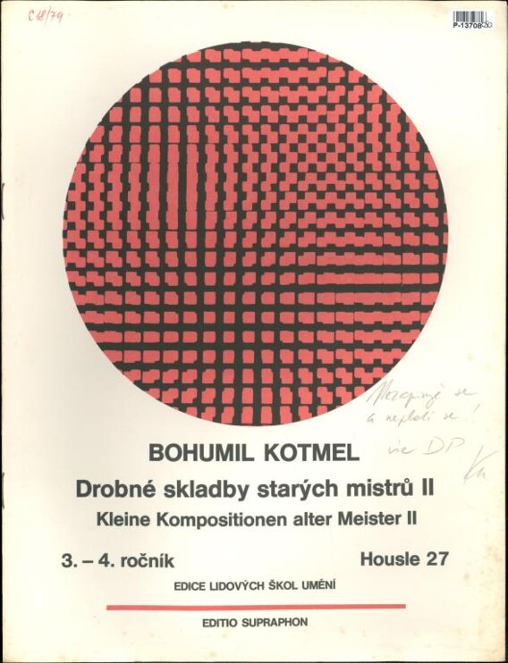 Drobné skladby starých mistrů ll.