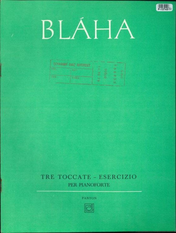 Tre toccate - Esercizio